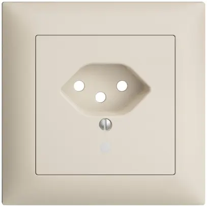 Kit frontal ENC EDIZIOdue crema 88×88mm T13, lentille, 