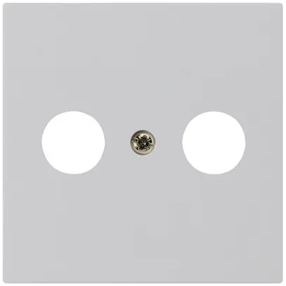 Plaque frontale kallysto gris clair pour R/TV 60×60mm 