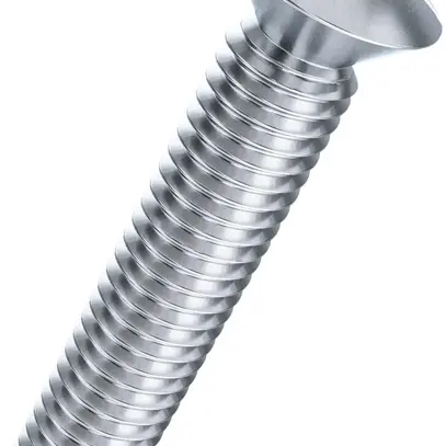 Vite a testa conica M4×12mm 4.8 VSM 13322/DIN 964, zinc. 