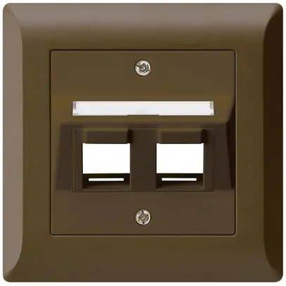 Kit de montage ENC kallysto.line 2×Keystone brun 