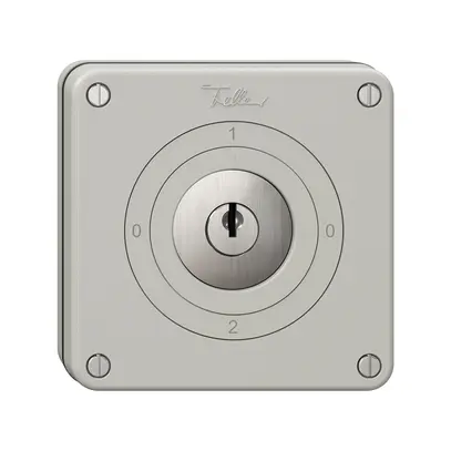 Interrupteur rotatif NUPU NEVO, 2/1 L, avec serrure&2 clés, KS, 0-1-0-2, grc 