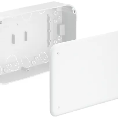Boîte de dérivation ENC Kaiser 240×140×72 blanc Quickbox HRE1 sans halogène 