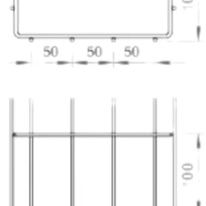 Caniveau à grille Bettermann PE 200×105×3000mm 