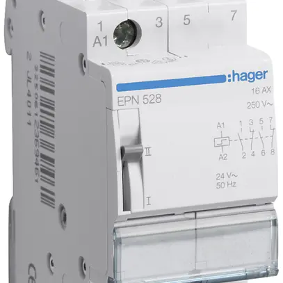 REG-Schrittschalter Hager 2TE 24VAC 12VDC 2 Öffner 2 Schliesser 0 Wechsler 