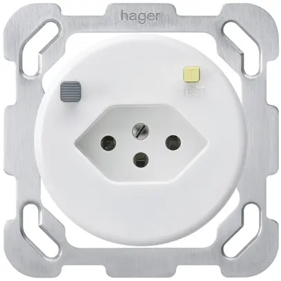 Presa INC basico B T13 FI 30mA bianco 