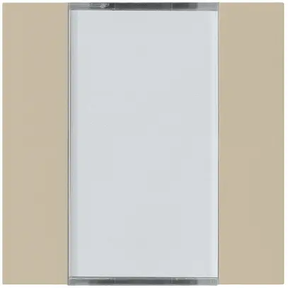 Kit frontale Hager kallysto 2×KNX systemlink/easylink beige 