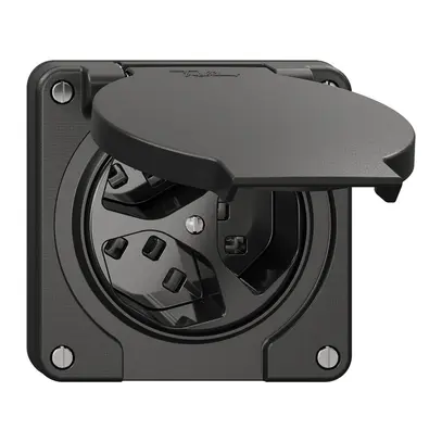 Prise NEVO N.CO, 3×T23, IP21, noir 