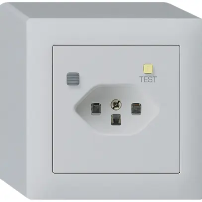 Presa AP kallysto T23 FI 30mA grigio chiaro 