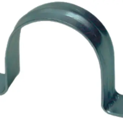 Brida acciaio 2 viti M20 zinc. 