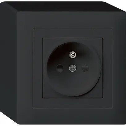 AP-Steckdose kallysto 2P+T schwarz 
