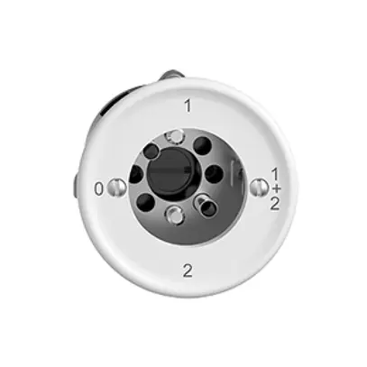 Interruttore rot.INC STANDARDdue 1/1L bianco, per serrat.s.cilind 