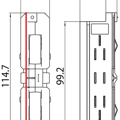 Raccord longitudinal Sylvania OneTrack 3 phases DALI blanc 