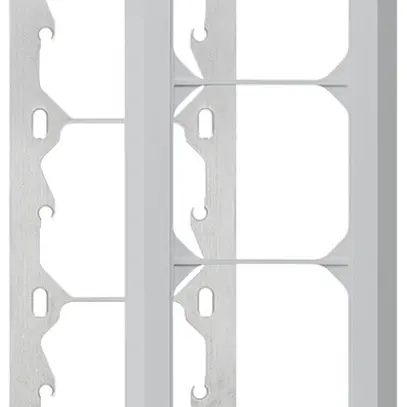 Intestazione INC kallysto.line 4×1 grigio chiaro verticale 