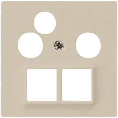 Plaque frontale HMS kallysto pour R/TV-données beige 
