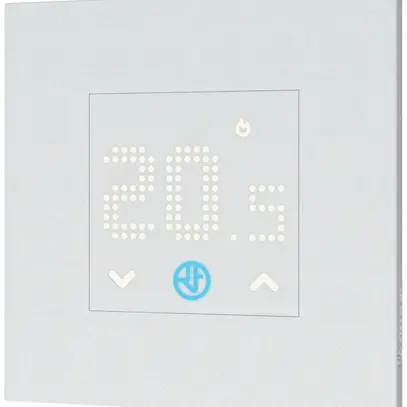 Thermostat d'ambiance ENC FINDER 1T.T1 230VAC/5A 0...38°C, 85.7×85.7×33mm blanc 