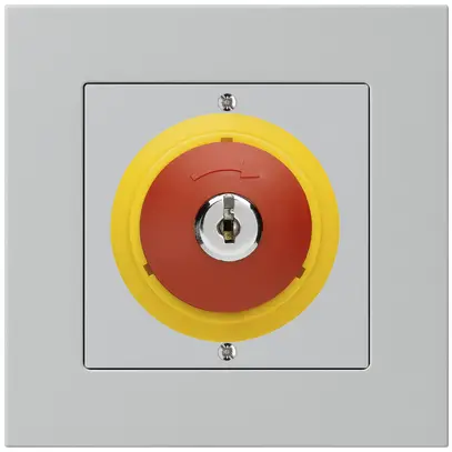 Contatto rotativo a chiave INC kallysto.pro ARRESTO DI EMERGENZA grigio chiaro 