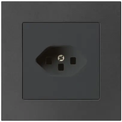 Prise ENC kallysto.pro T23 noir avec bornes enfichables 