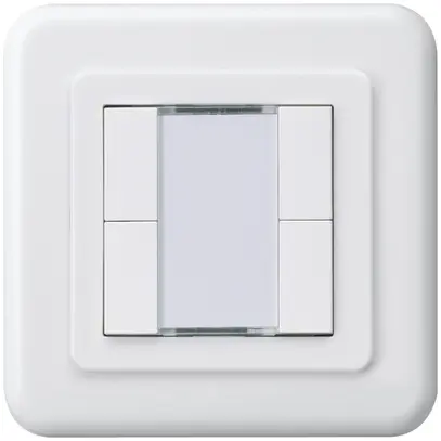 Poussoir ENC Hager basico C KNX quadruple blanc 