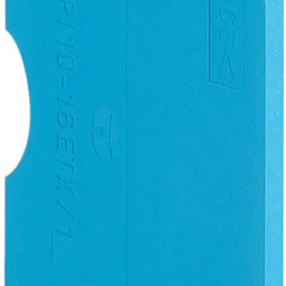 Paroi de fermeture Hager pour KXA04ND brides N bleu 