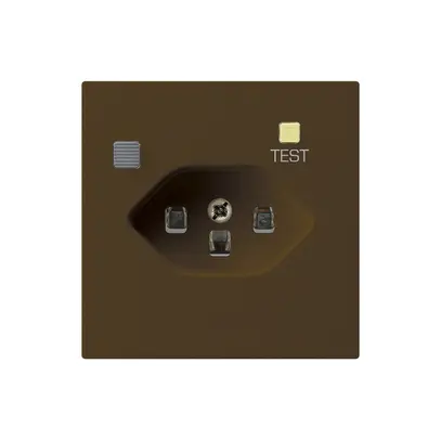 Steckdose kallysto A T23 FI 30mA braun 