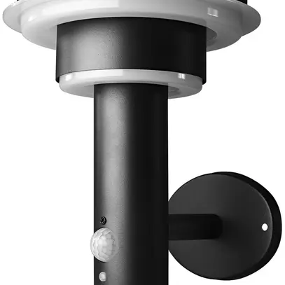 LED-Laterne LDV ENDURA STYLE Solar Sensor Wall Double Circle, 6W schwarz 