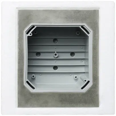 Supporto apparecchio con scatola quadrato/E, 160…200mm 