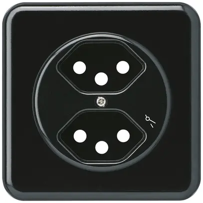 Kit frontal ENC basico 2×type 13/1 86×86mm noir avec sécurité enfants 