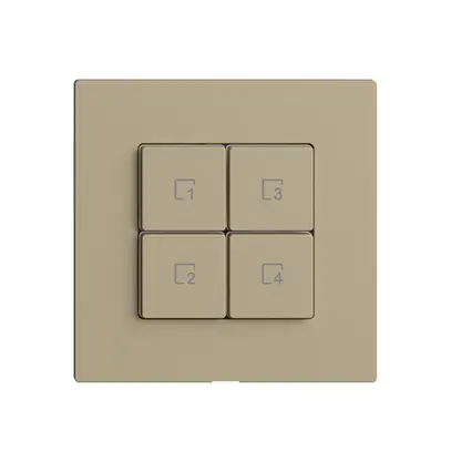 Comando per pulsante scena 4 scene/4T Edue Wiser sand 