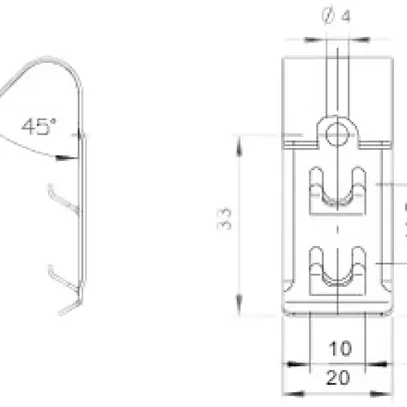 Morsetto di ritegno Bettermann DKU 