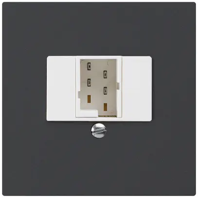 Inserto per presa di raccordo kallysto 1×TT83 nero 