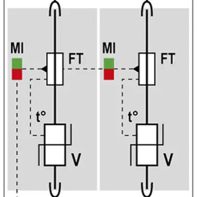 Blitzstromableiter  Citel DAC1-13S-20-275 Typ 1+2, 2-polig 