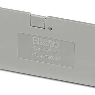 Coperchio Phoenix Contact L=89.5mm, l=2.2mm h=38.5mm, grigio 