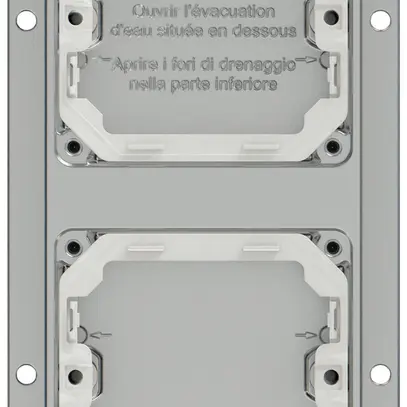 En-tête AP ELEMENT 2×1 EMP aluminium 