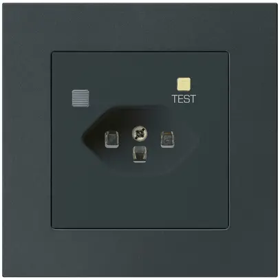 UP-Steckdose KPR T23 FI 30mA schwarz 