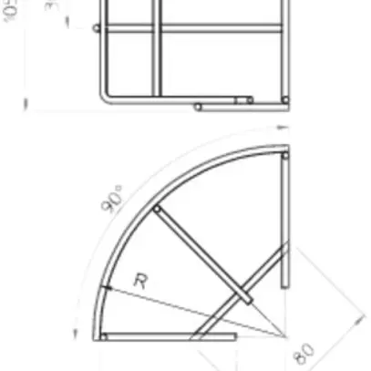 Gomito 90° Bettermann 300×105mm PE 