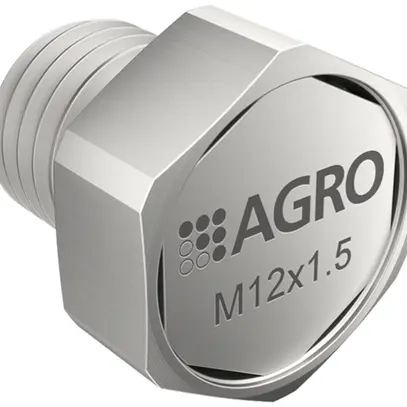 Valvola di compensazione AGRO acciaio inossidabile A4 M12×1.5mm con membrana 