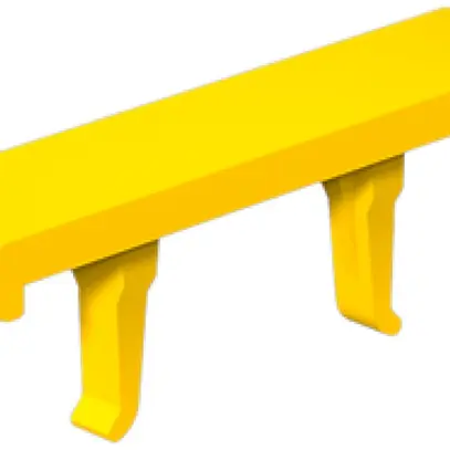 Marqueur de borne Weidmüller WAD 12 MC B GE/SW 36.2×11.9mm PA66 jaune 