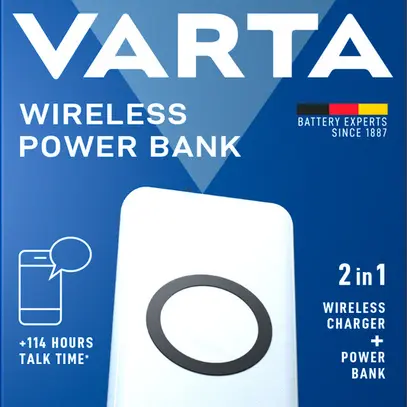 Powerbank VARTA Wireless 3.7V/20000mAh 
