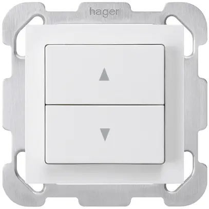 Interruttore per tapparelle INC kallysto con 2 tasti di comando bianco 