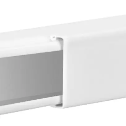 Canal d'installation tehalit LFS 20×20×2000mm acier blanc trafic 