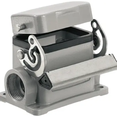 Boîtier d'embase Weidmüller HDC 06B étrier long.partie inf.grd.3 1×M20 latéral 