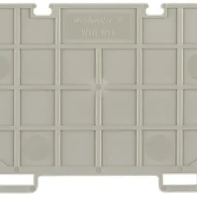 Parete d'estremità/intermedia Weidmüller WTW WF6 101.8×58.45mm beige 