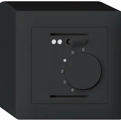 AP-Raumthermostat kallysto schwarz für Fussbodenheizung 