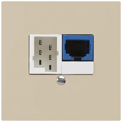 Scatola INC DSL kallysto 1×RJ45/1×T+T beige 