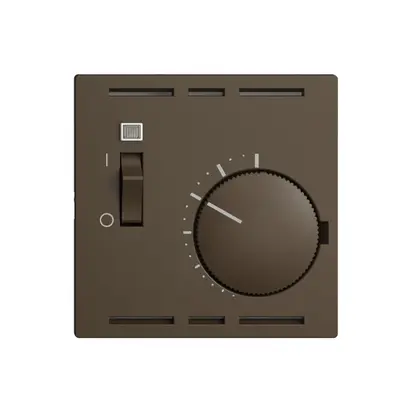 Kit frontal EDIZIOdue coffee 60×60mm pour thermost.d'amb. 