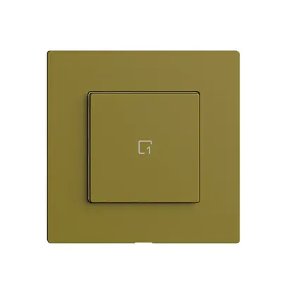 Pulsante scena 1 scena/1T Edue Wiser olive 