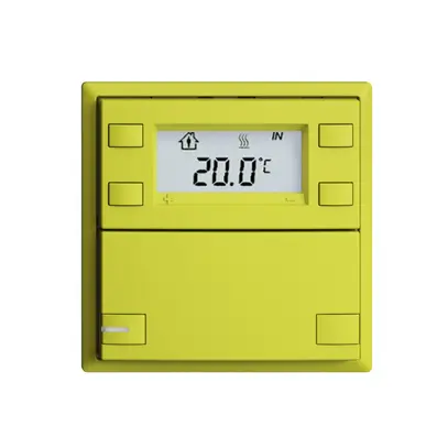 UP-RTH-Taster KNX 1-fach EDIZIOdue F lemon, mit LED RGB 