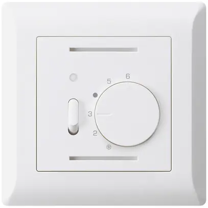 Termostato ambiente INC kallysto.line bianco con interruttore 