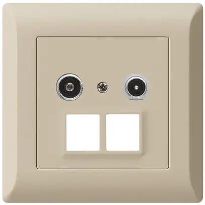 Presa multimedia INC kallysto.line R/TV 14dB 2GHz beige 