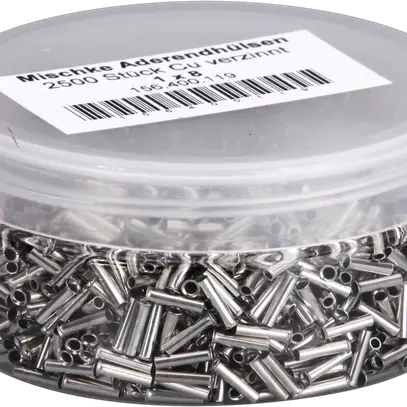 Aderendhülse Mischke E DIN 46228 1mm²/8mm blank Cu-verzinnt 
